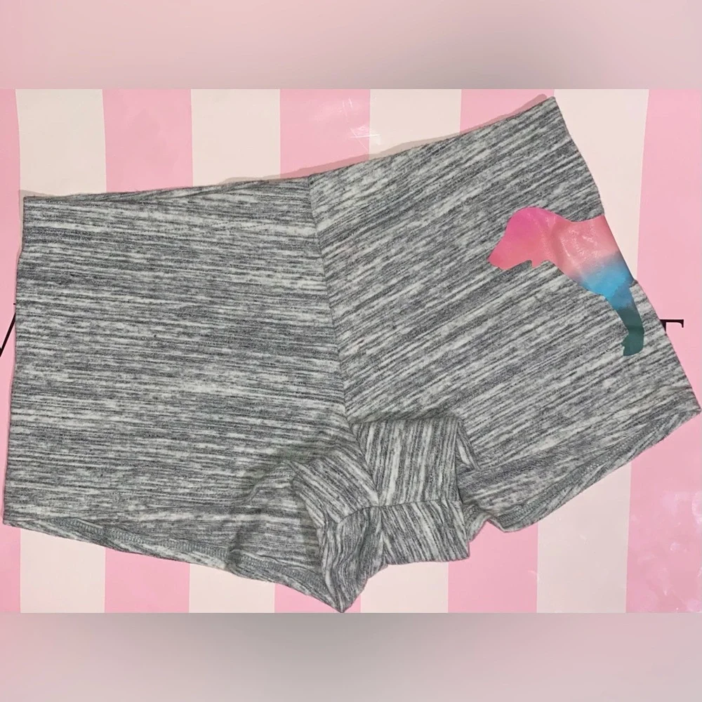 2 PINK Victoria’s Secret boyshort bundle pink Panties pink shortie PINK dog